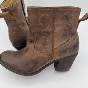 Seychelles Brown Heeled Boots